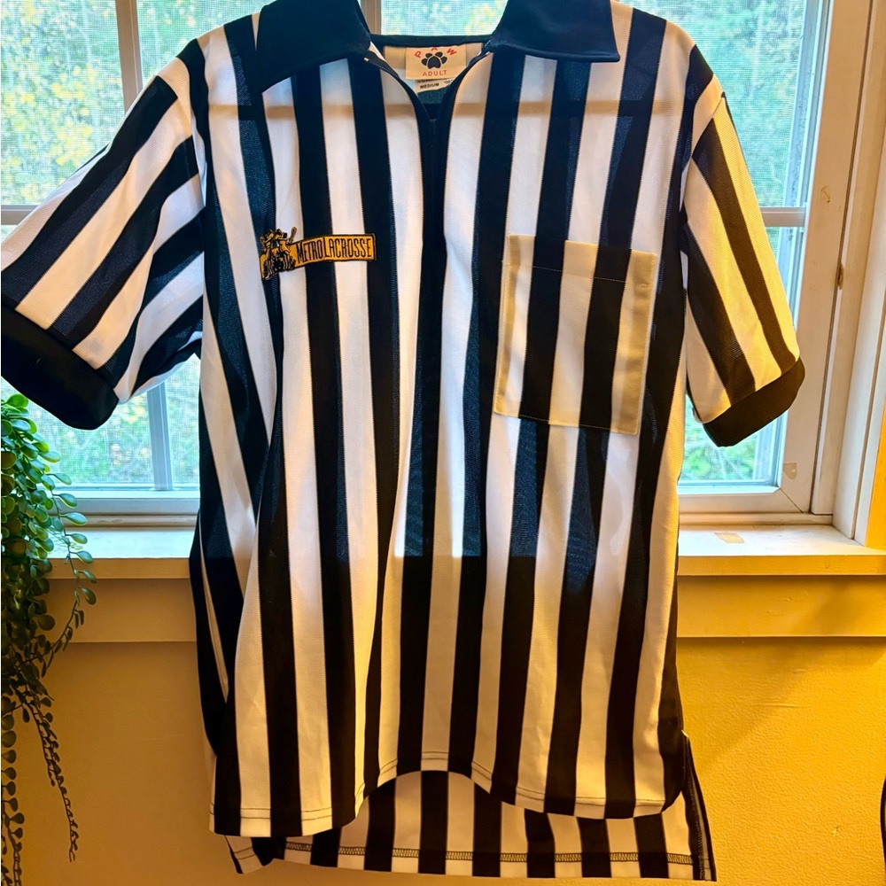 LaCrosse Black and White Striped Jersey ( Umpires / Referee )